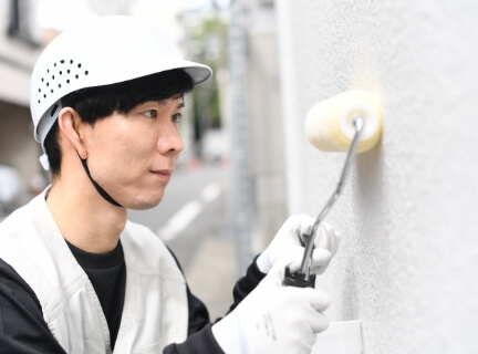 塗装工事の様子